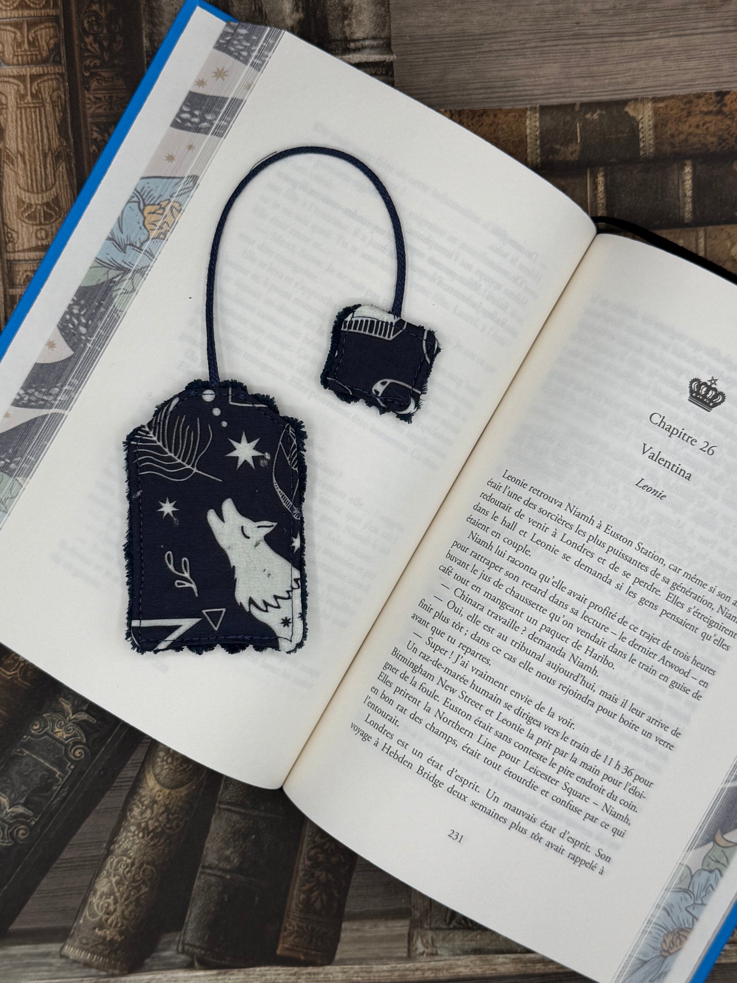 Le marque page - Loup