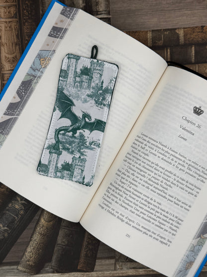 Le marque page - Dragon vert