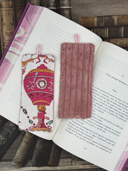 Le marque page - Vintage rose
