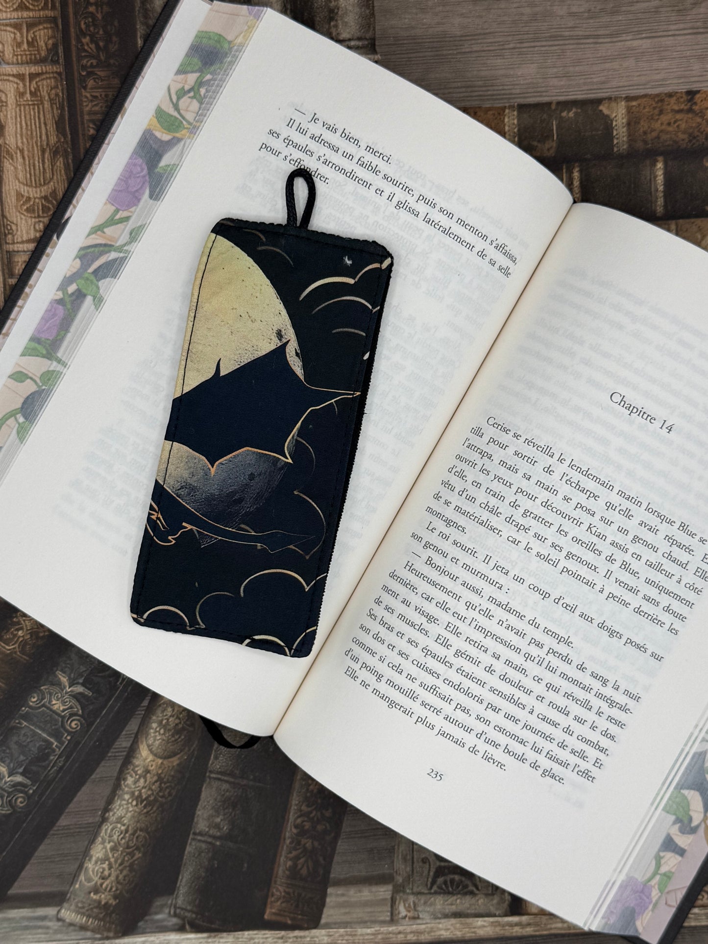 Le marque page - Dragon noir