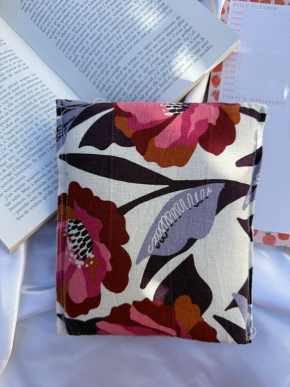Housse de livres - fleurs