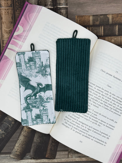 Le marque page - Dragon vert
