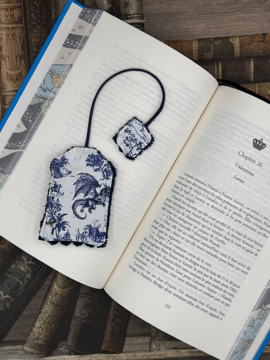 Le marque page - Dragon bleu