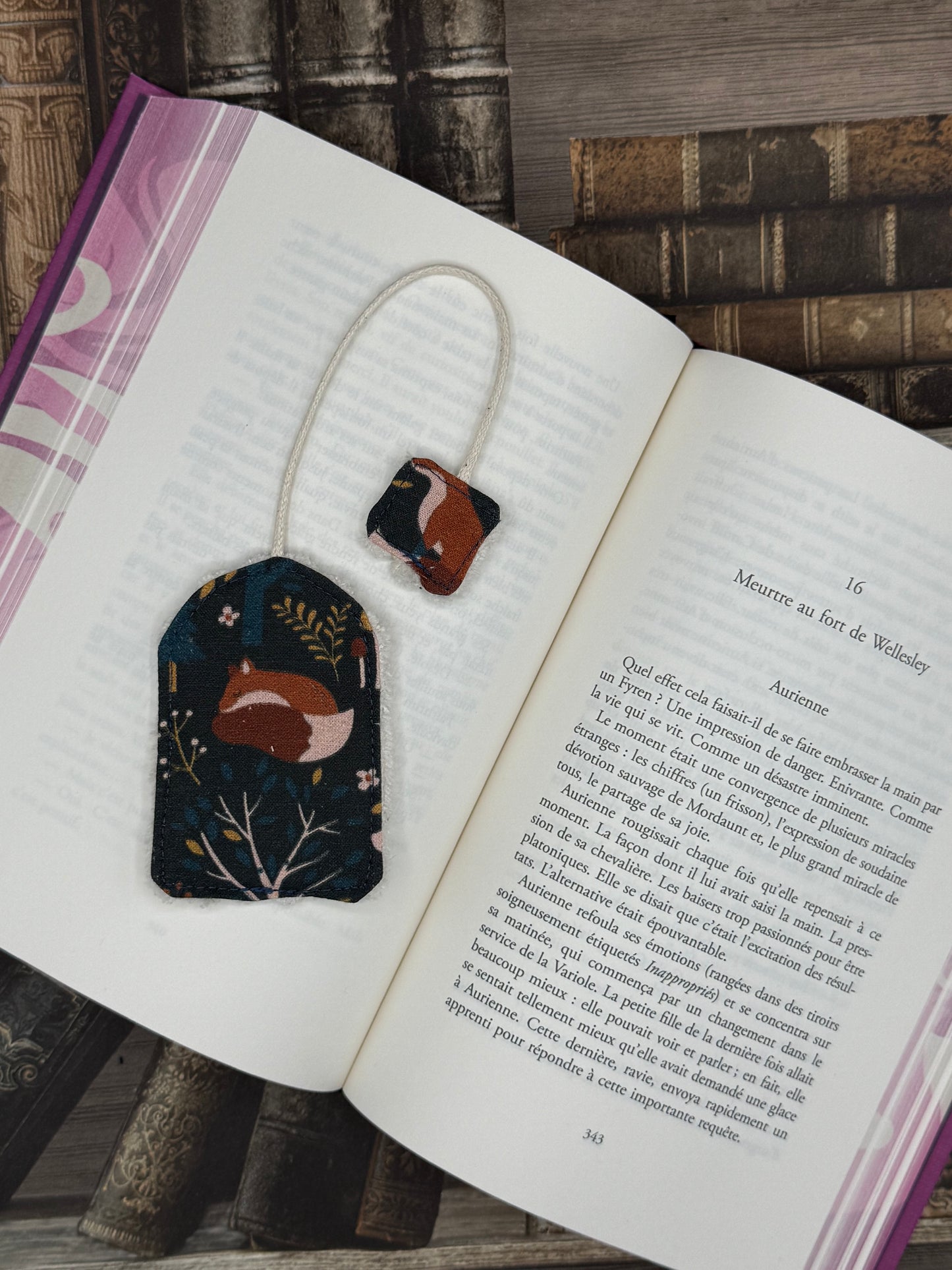 Le marque page - Renardeau