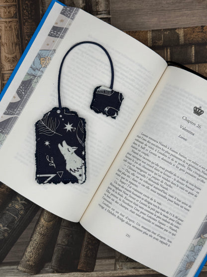 Le marque page - Loup