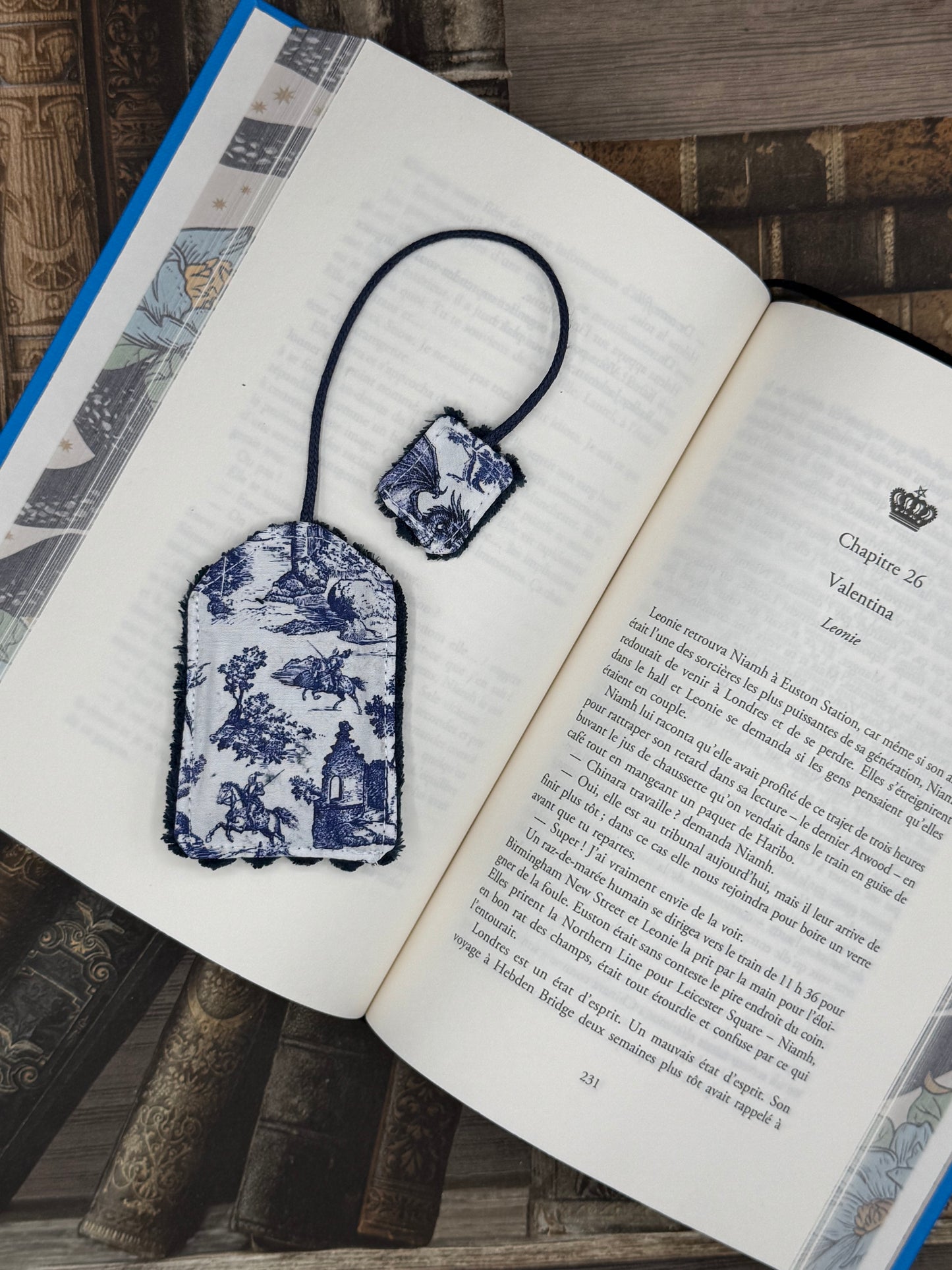 Le marque page - Dragon bleu