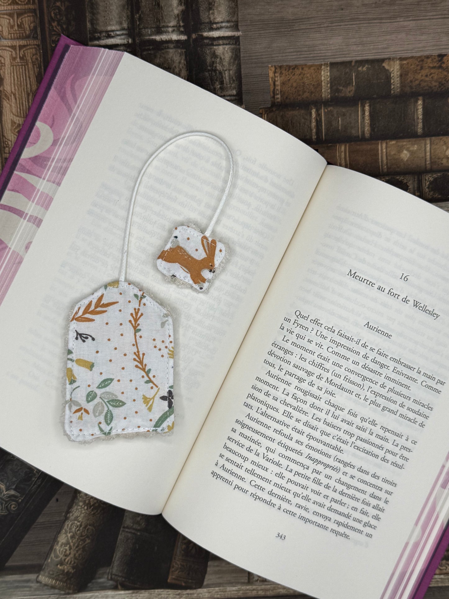 Le marque page - Lapin