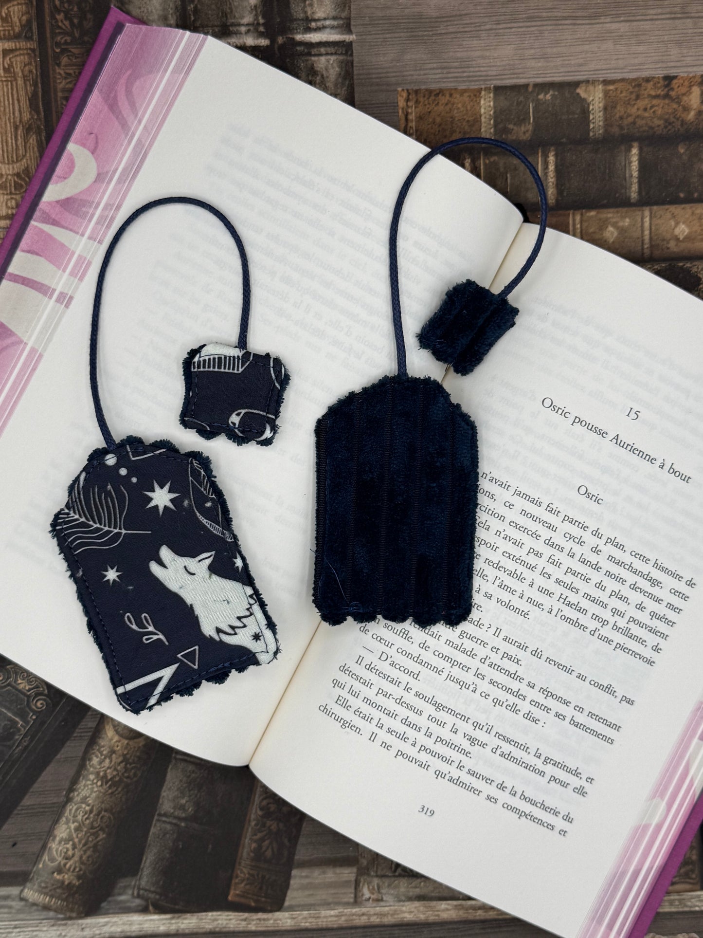 Le marque page - Loup