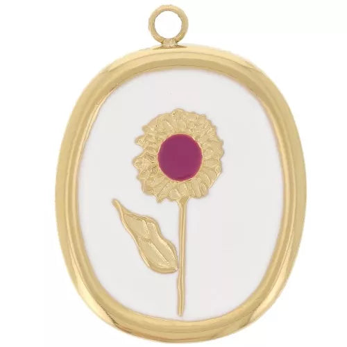 Charm - cadre fleur