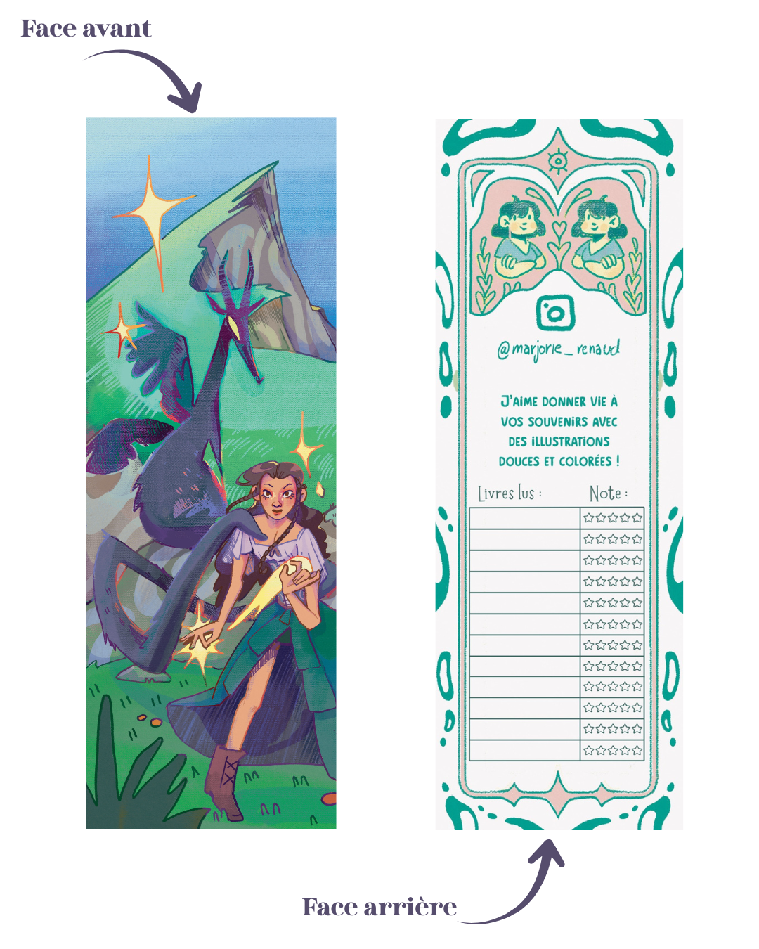 Marque page by @marjorie_renaud